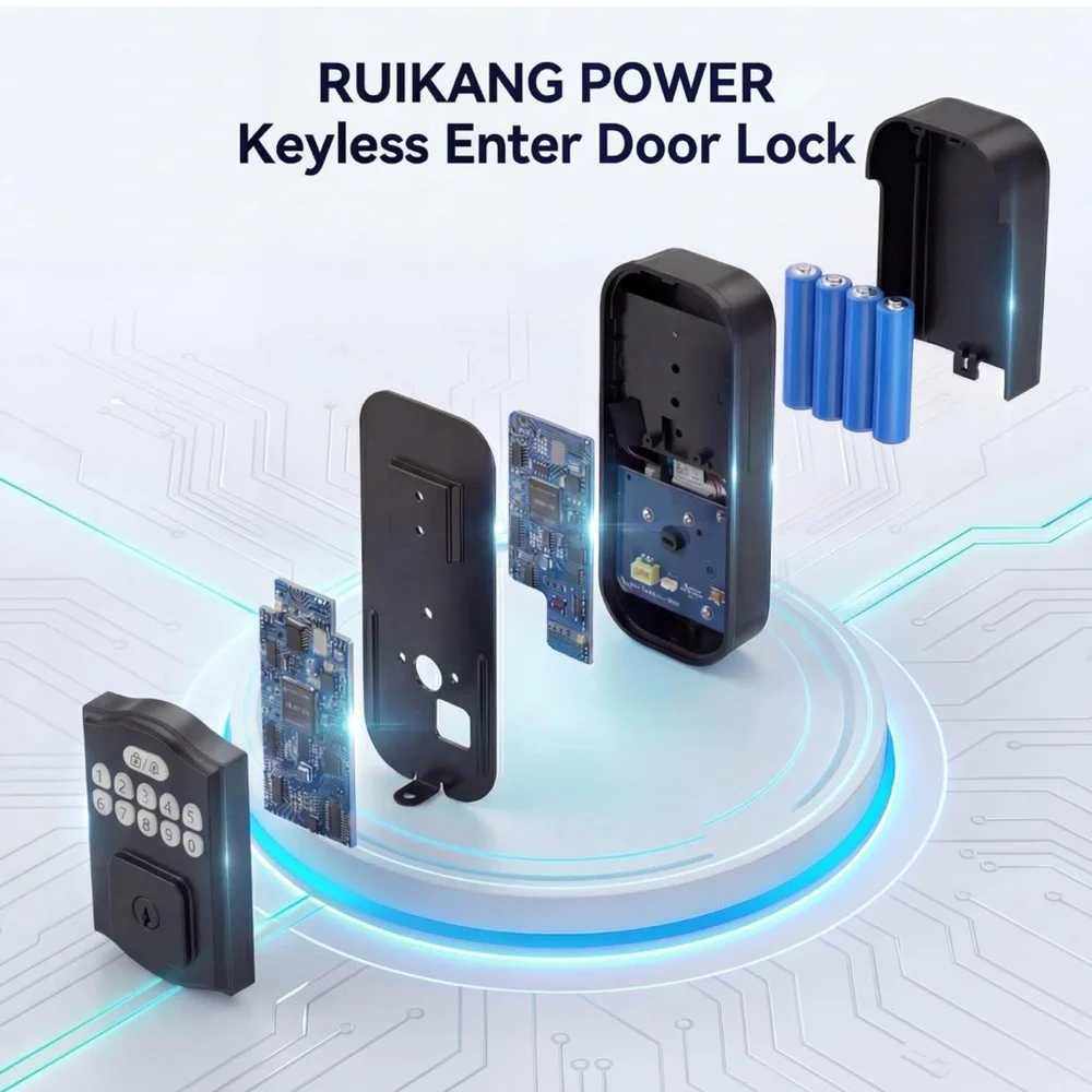 Keyless Electronic Smart Deadbolt Lock - Picture 4 of 9